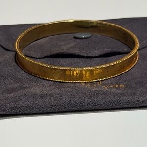 Julie Vos Shiny Gold Cuff Bracelet